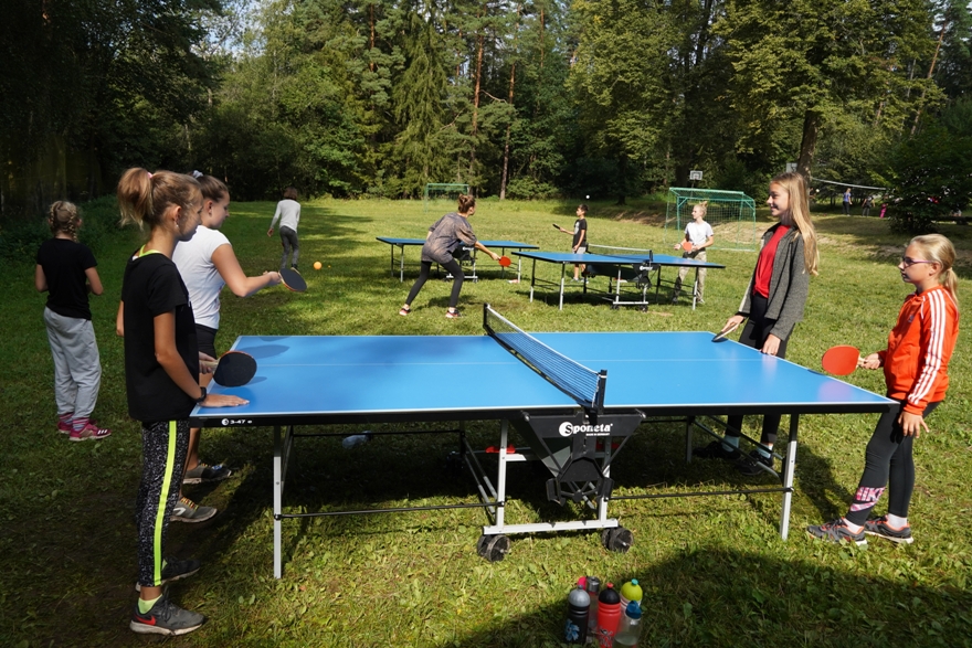 sport na letním táboře 